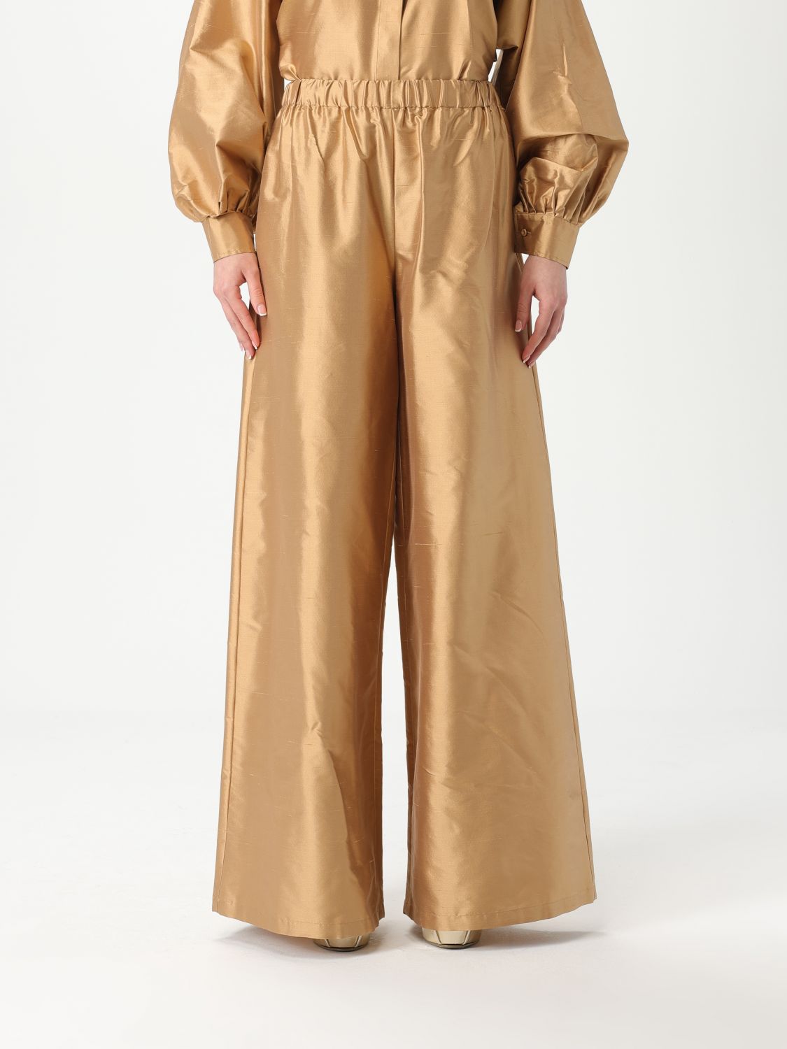 Pants MAX MARA Woman color Brown