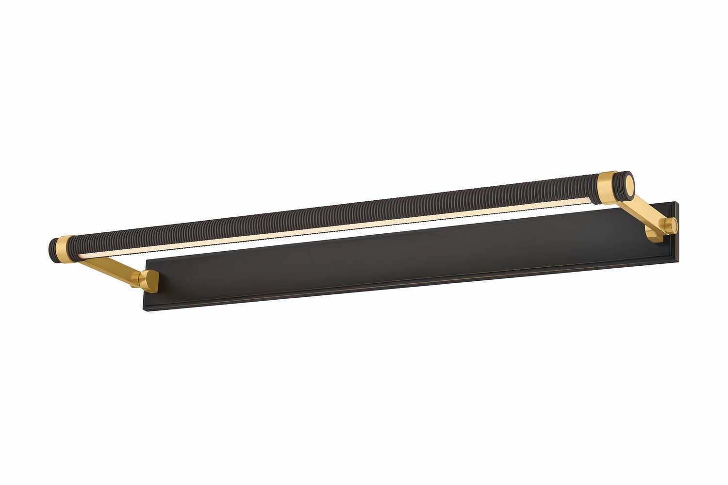 Aged Brass LED Picture Light from the Duell Collection