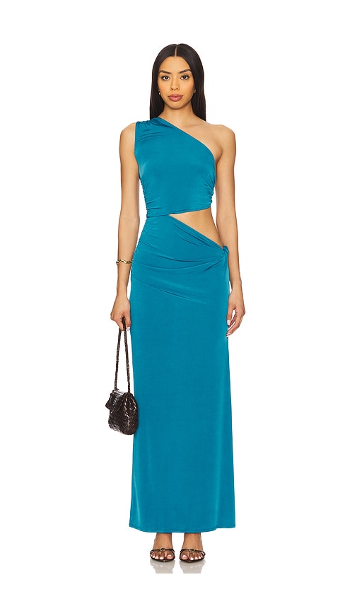 JADE SWIM KLEID YANA in Teal. Größe XL. Also in L