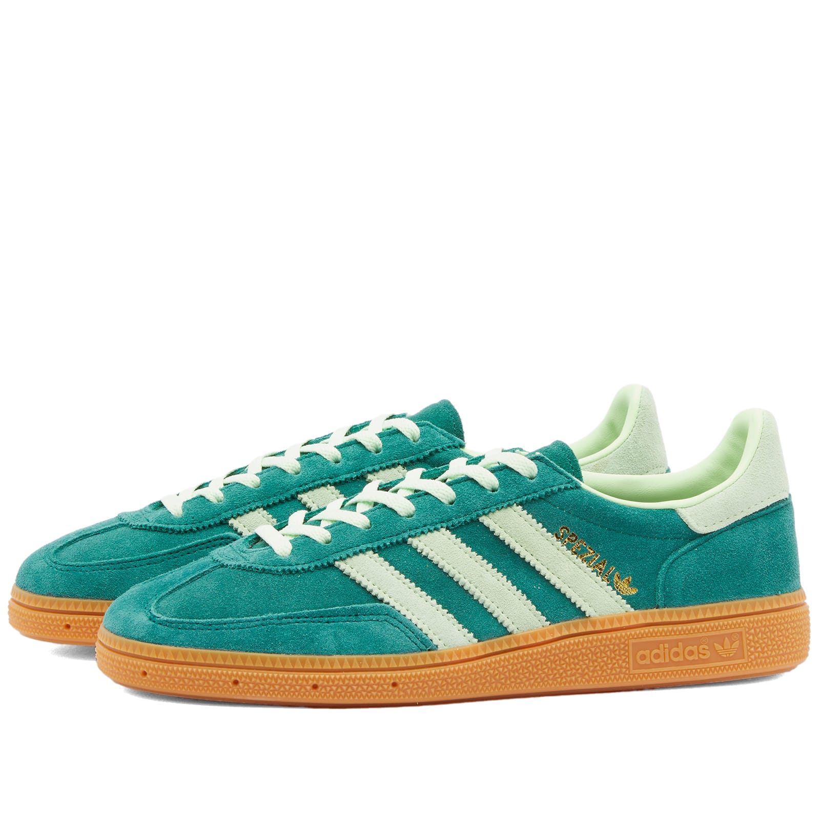 Handball Spezial Sneakers in Collegiate Green/Semi Green Spark/Gum 
