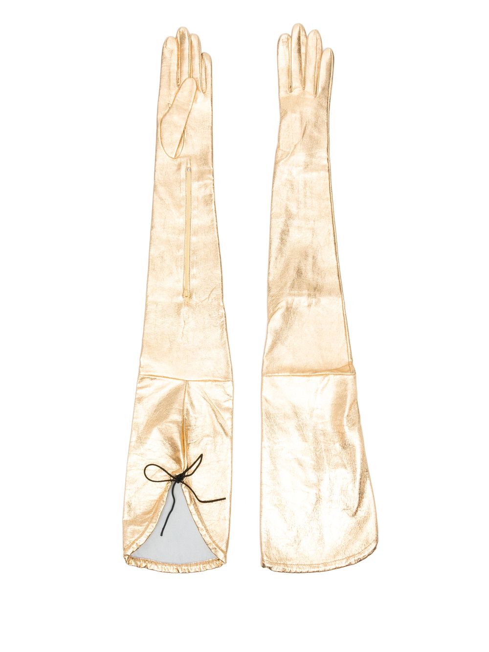 Long gloves - Gold