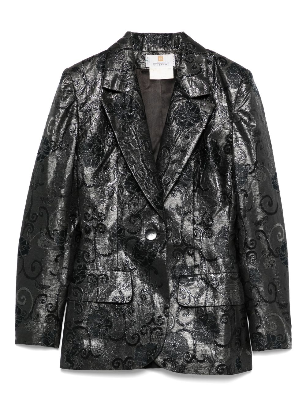 1990s single-breasted blazer - Grey