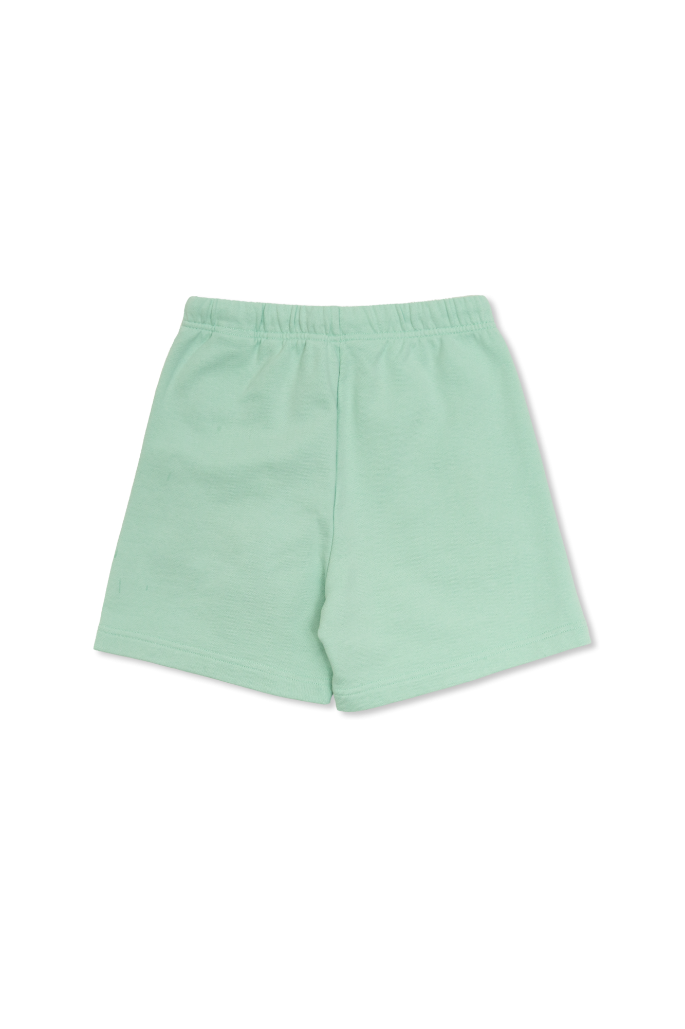 Cotton Shorts With Logo, Unisex, Green