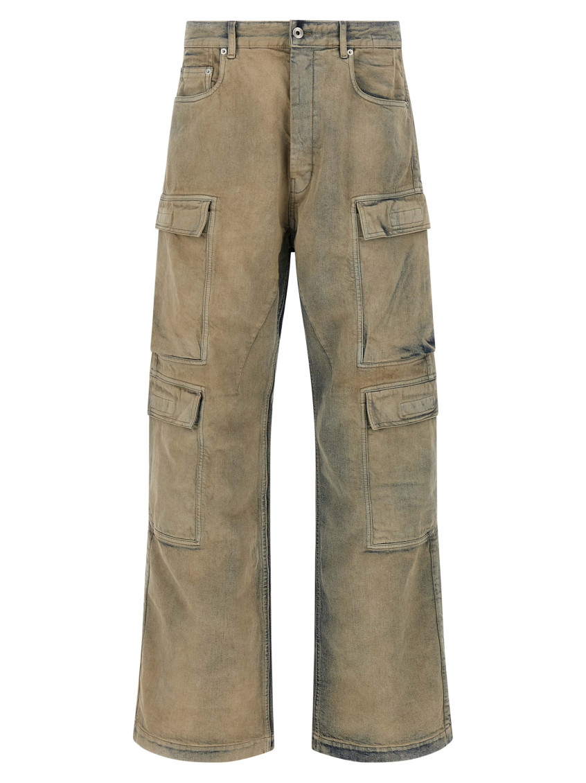 Beige Double Cargo jeans
