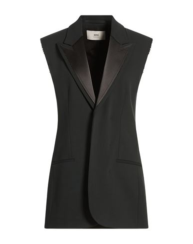 Woman Blazer Charcoal Size 4 Virgin Wool