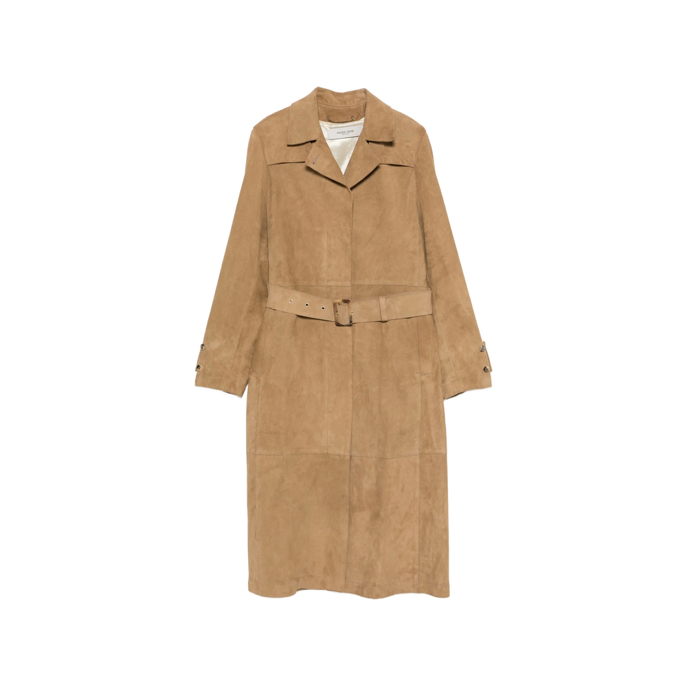 Suede Trench