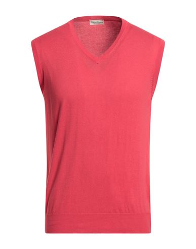 Man Sweater Coral Size 44 Cotton, Cashmere, Silk