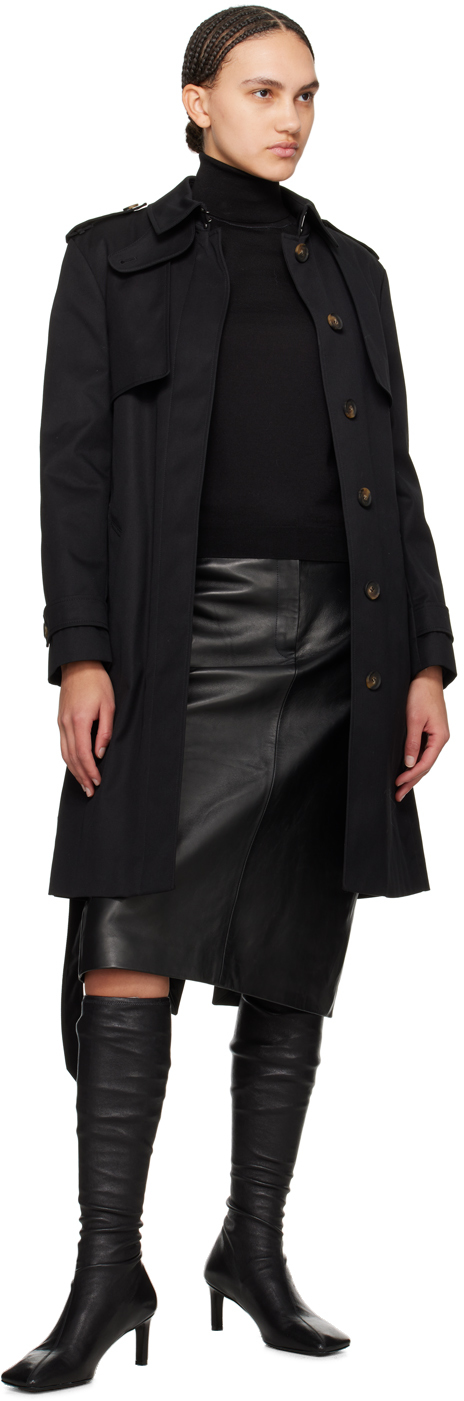 MACKAGE Black Winn Trench Coat