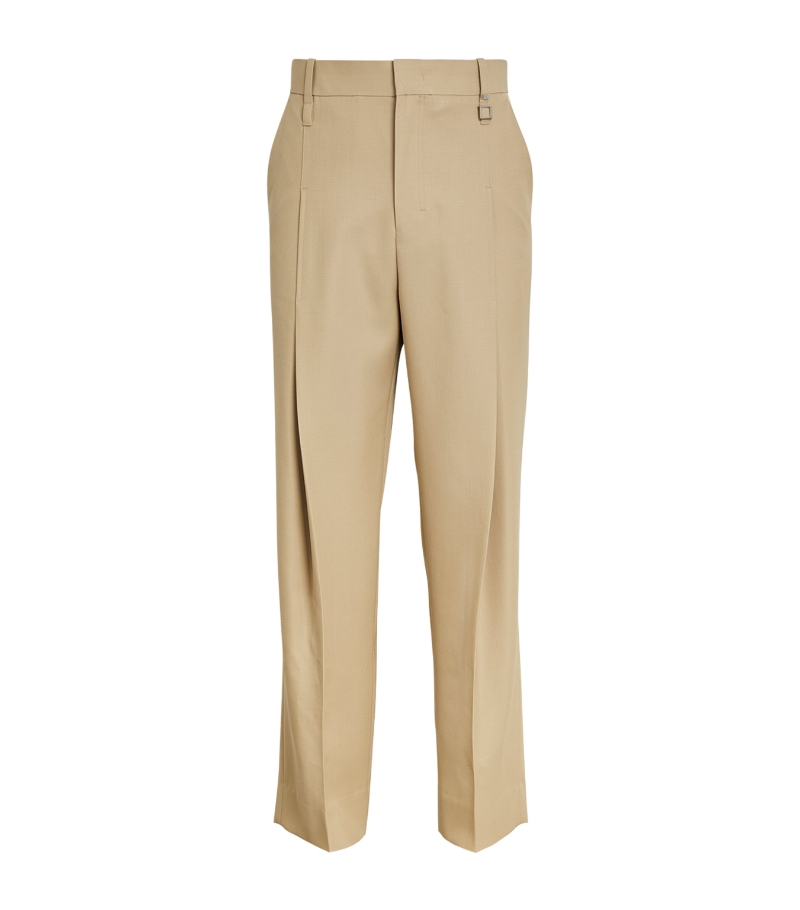 Wool Wide-Leg Trousers
