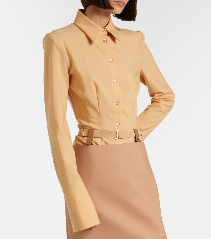 Pleated shirt