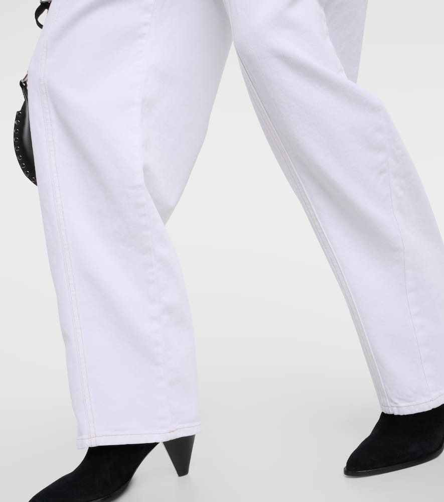 Vetan high-rise wide-leg jeans