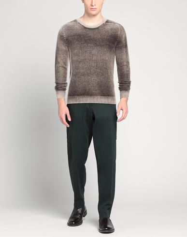 Man Sweater Taupe Size 36 Wool, Cashmere