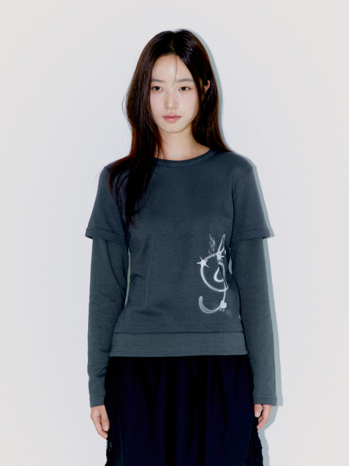 STAR MELODY LAYERED LONGSLEEVE