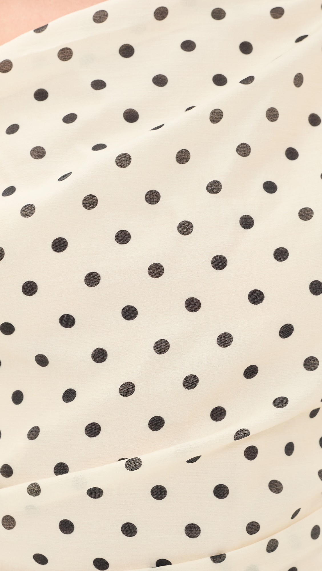 Yvonne Maxi Dress Polka Dot Cream