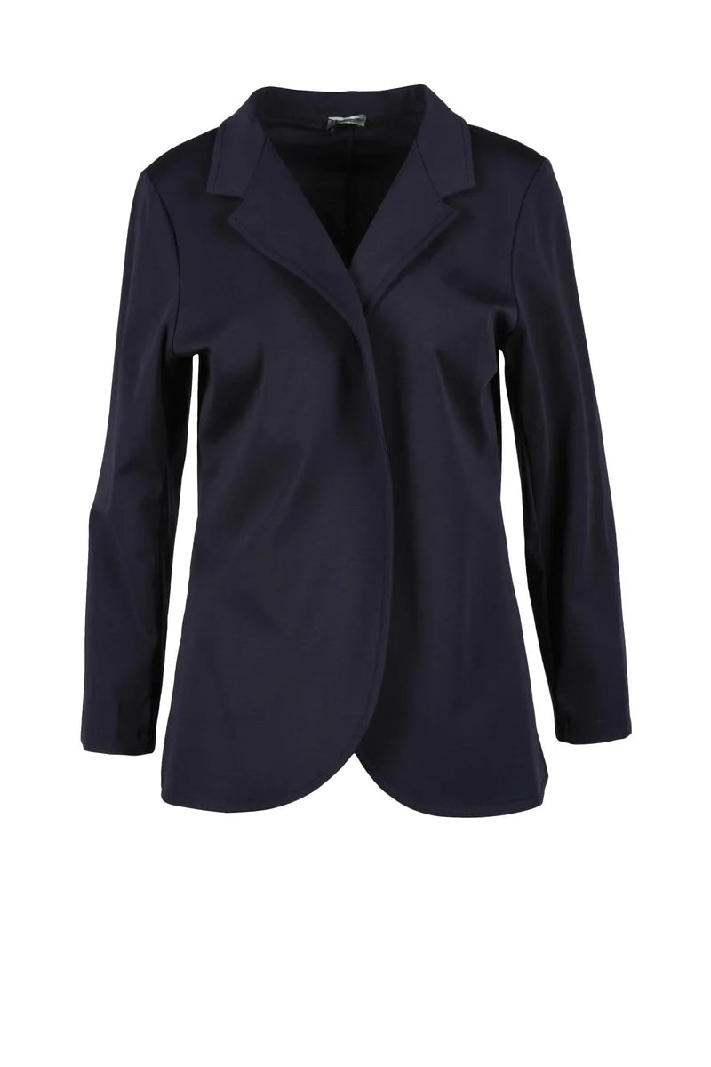 Blue Tailored Cotton-Blend Jacket