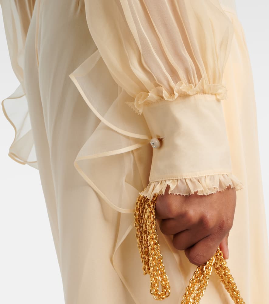 Silk chiffon blouse