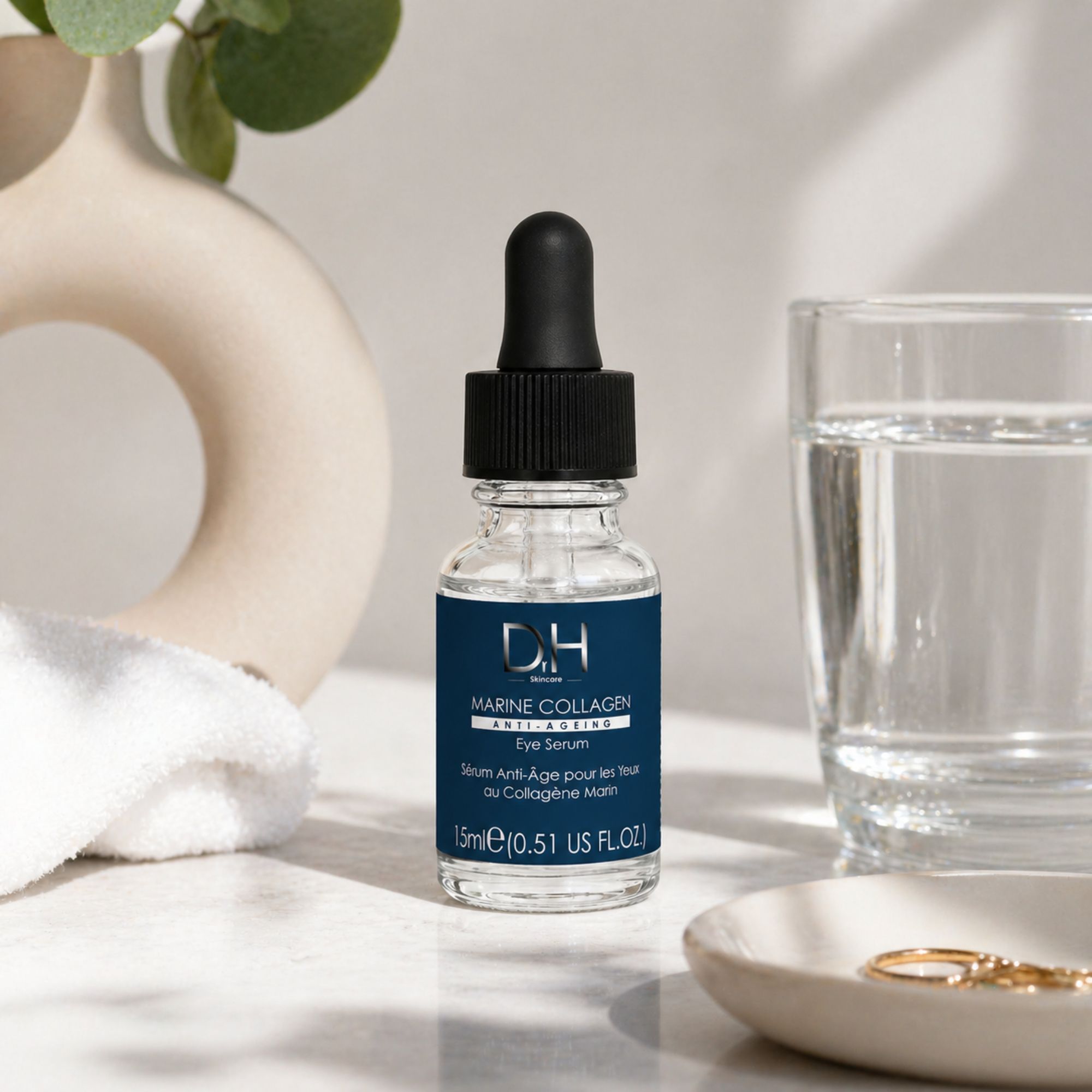 Dr H Women's Marine Collagen Anti-Ageing Eye Serum in White