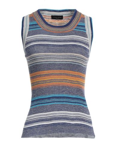 Woman Sweater Blue Size XS Linen, Polyester