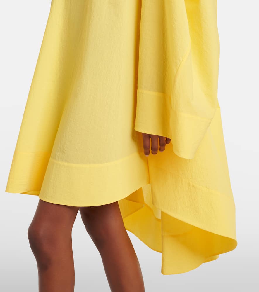 Paysan cotton-blend poplin minidress
