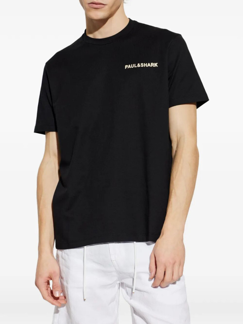 Black Crewneck Logo T-Shirt
