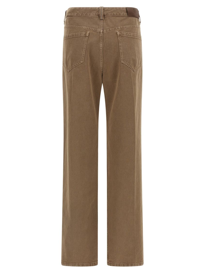 Denim Pants Beige