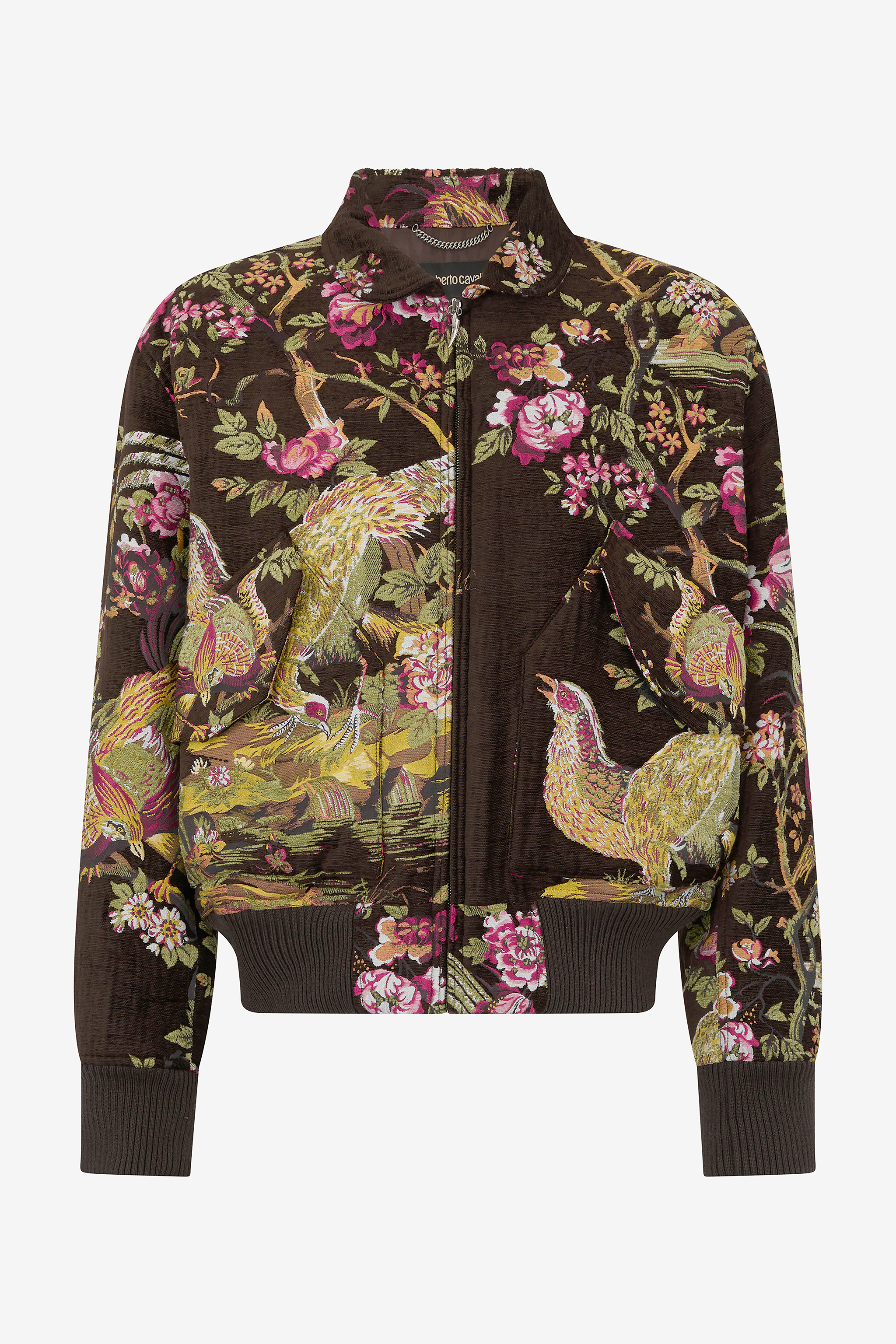 Bomber Jacket With Natural Landscape