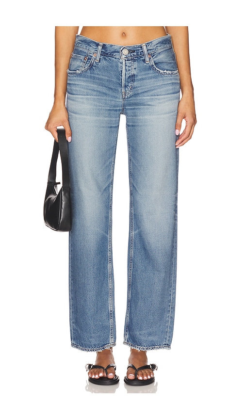 Moussy Vintage Millsboro Straight Jeans in Blue. -  32 also in 26, 27
