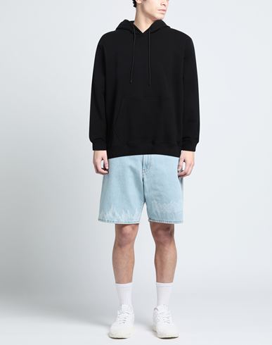 Man Sweatshirt Black Size XS Cotton