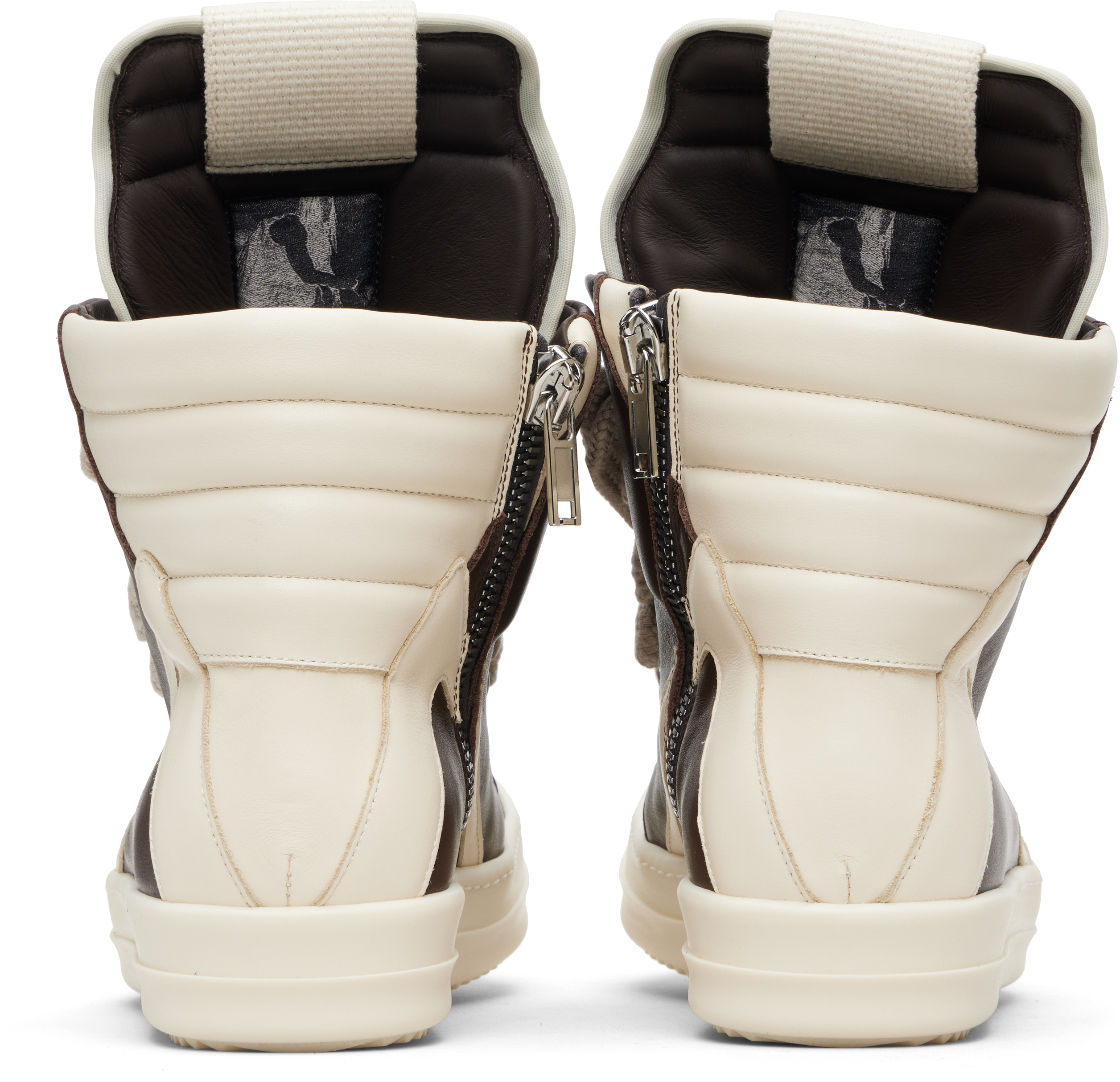 Brown Temple Jumbolace Geobasket Sneakers