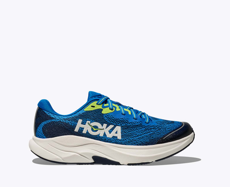 HOKA Rincon 4 Shoes in Electric Cobalt/Varsity Navy