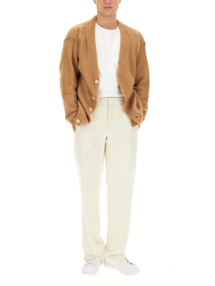 Brown V Neck Cardigans