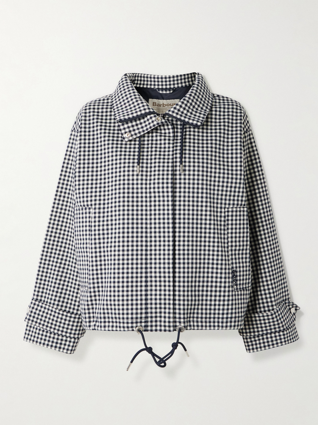 Bronwyn Gingham Twill Jacket - Blue