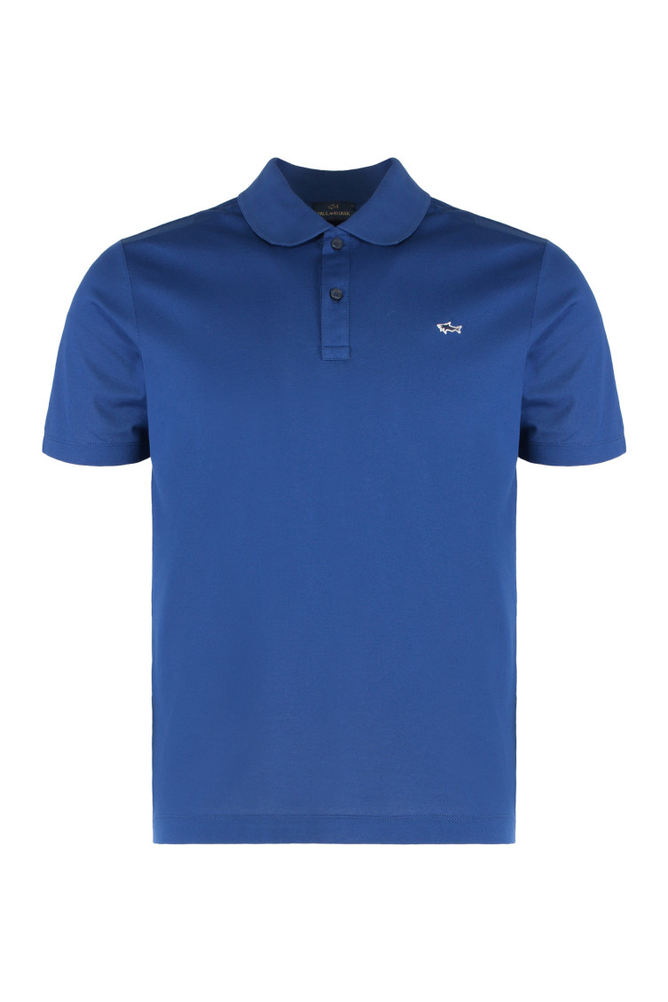 Paul & Shark - short sleeve polo shirt with side slit