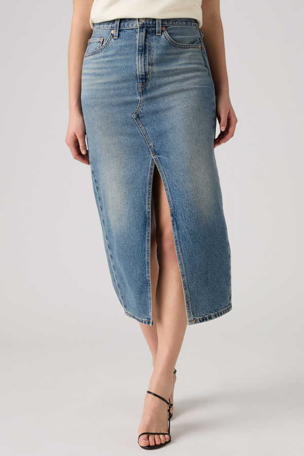 Decon Slit Midi Skirt