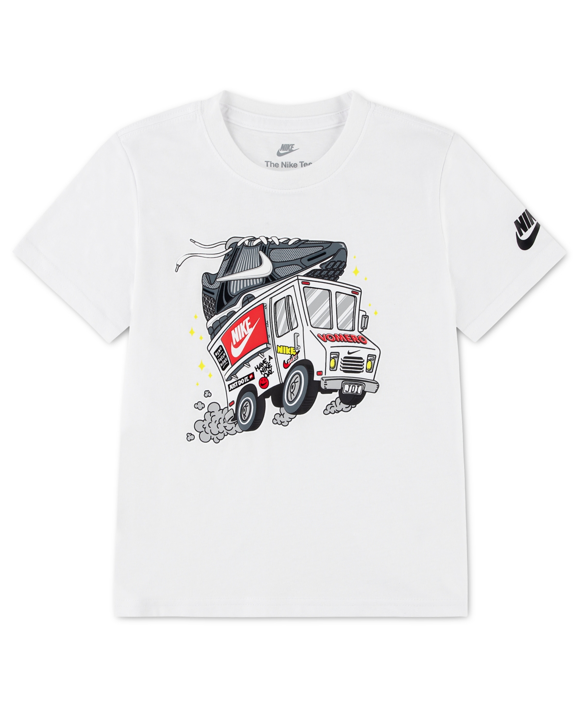 Boys' 4-7 Vomero Crewneck T-Shirt - White