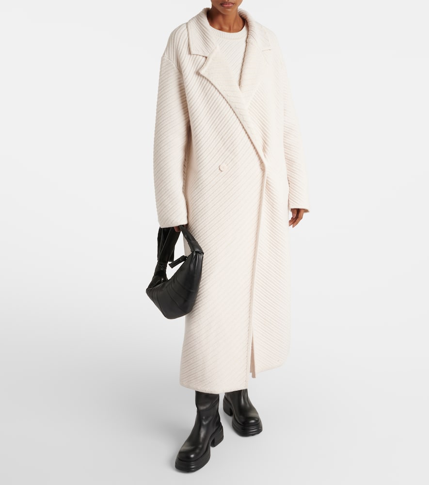 Joseph Ribbed-knit wool-blend coat