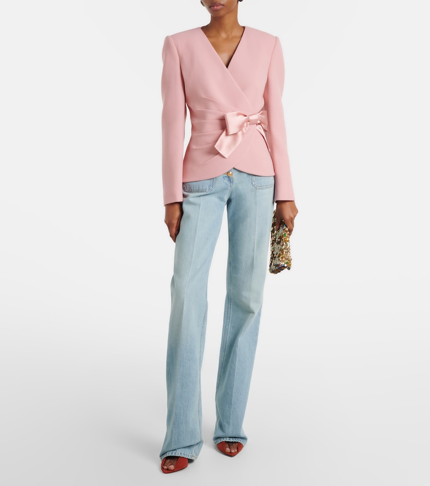 High-rise straight jeans