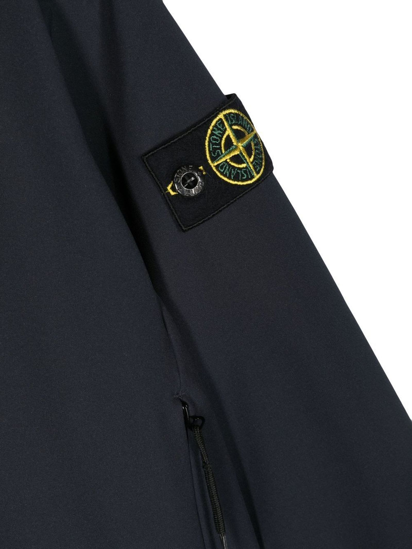 Blue Jacket For Boy With Iconic Patch
