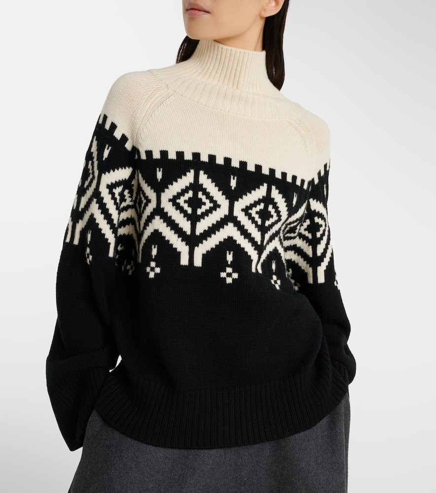Hamilton Fair Isle wool turtleneck sweater