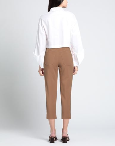 Nenè Woman Pants Camel Size 8 Polyester, Viscose, Elastane