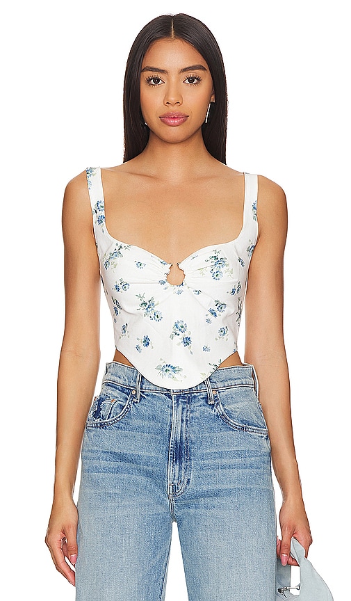 Bardot BUSTIER CELLO in White. Größe 8. Also in 10