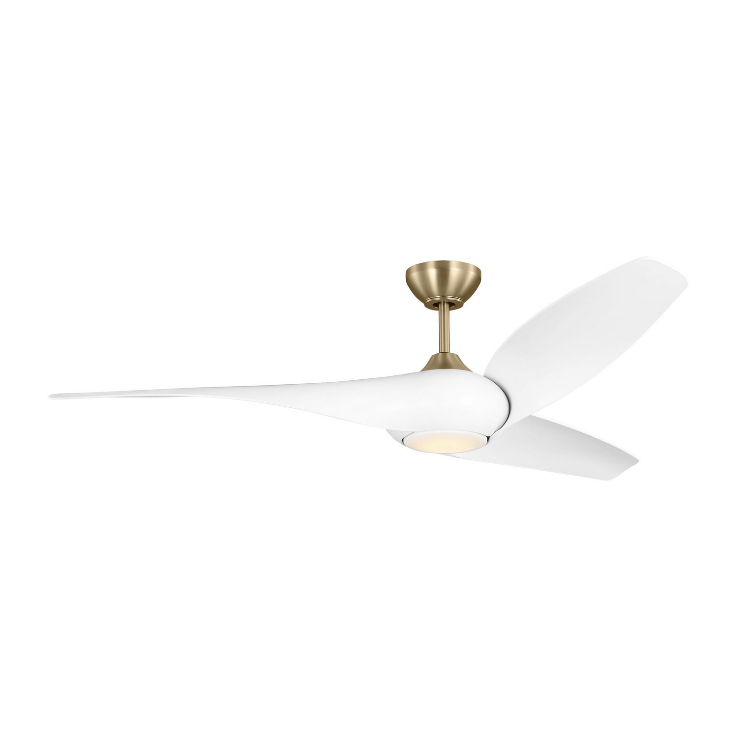 Burnished Brass 60" Ceiling Fan from the Topan Smart 60 LED Collection