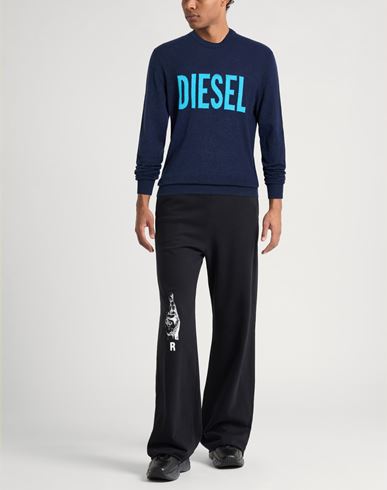 Man Sweater Midnight blue Size M Wool, Cashmere