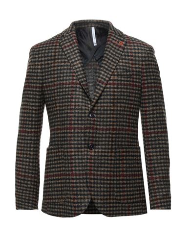 Man Blazer Black Size 40 Acrylic, Virgin Wool, Polyester