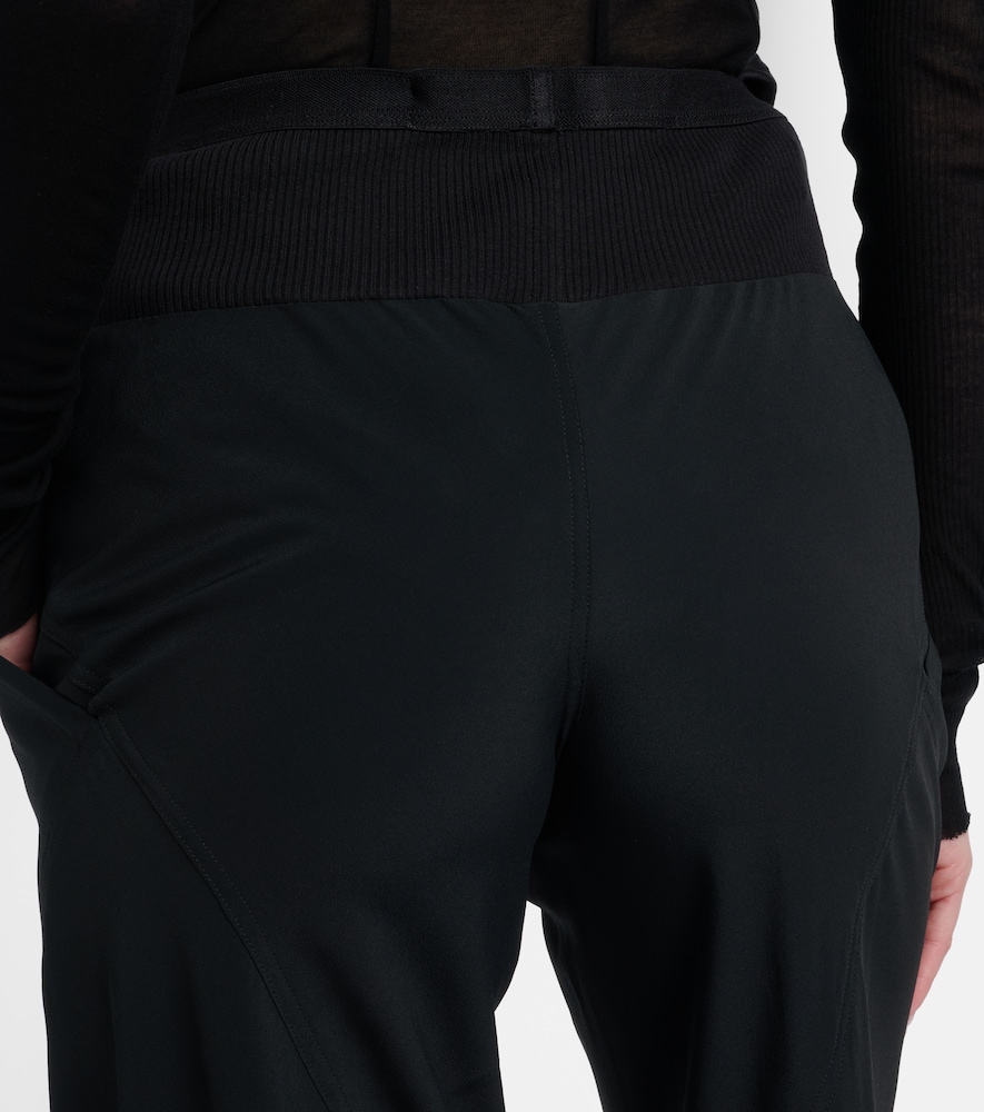 Bias wide-leg pants