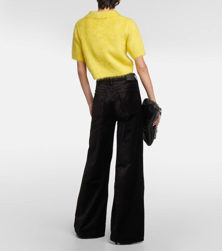Paloma high-rise wide-leg jeans