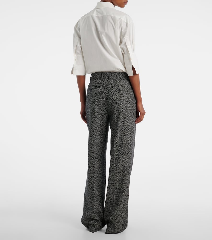 Mikkela cashmere and wool straight pants