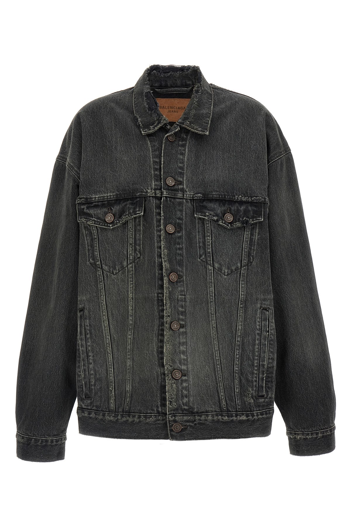 Denim Jacket With Used Effect
