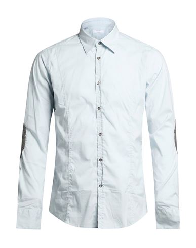 Man Shirt Sky blue Size 16 ½ Cotton, Polyamide, Elastane