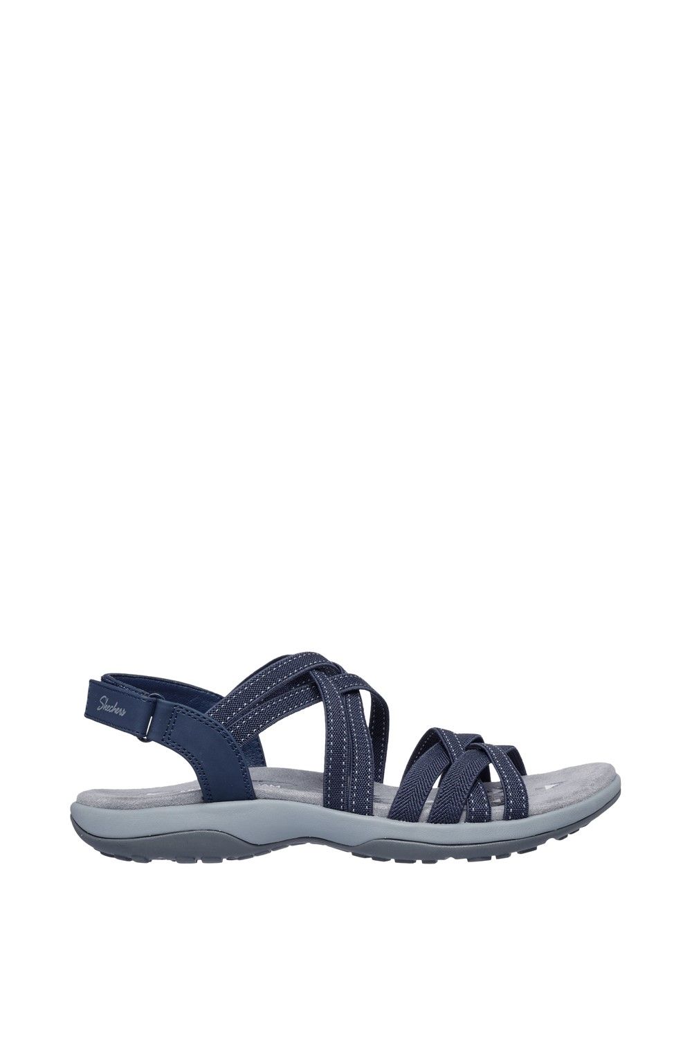 Skechers Reggae Summer Getaway Sandal In Navy